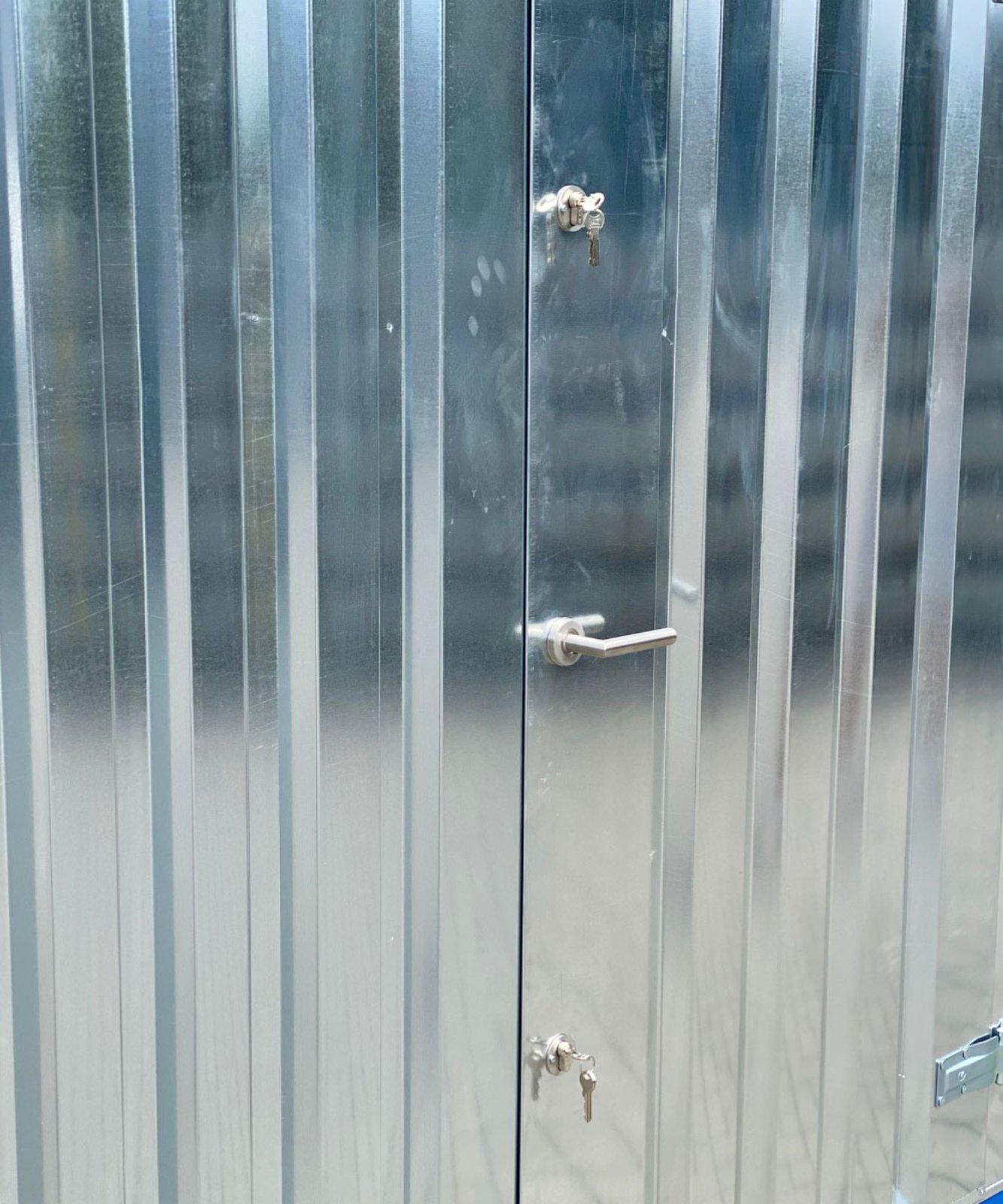 3m x 2m Umweltcontainer & Gefahrstoffcontainer mit Wanne Öl, Ansicht 2