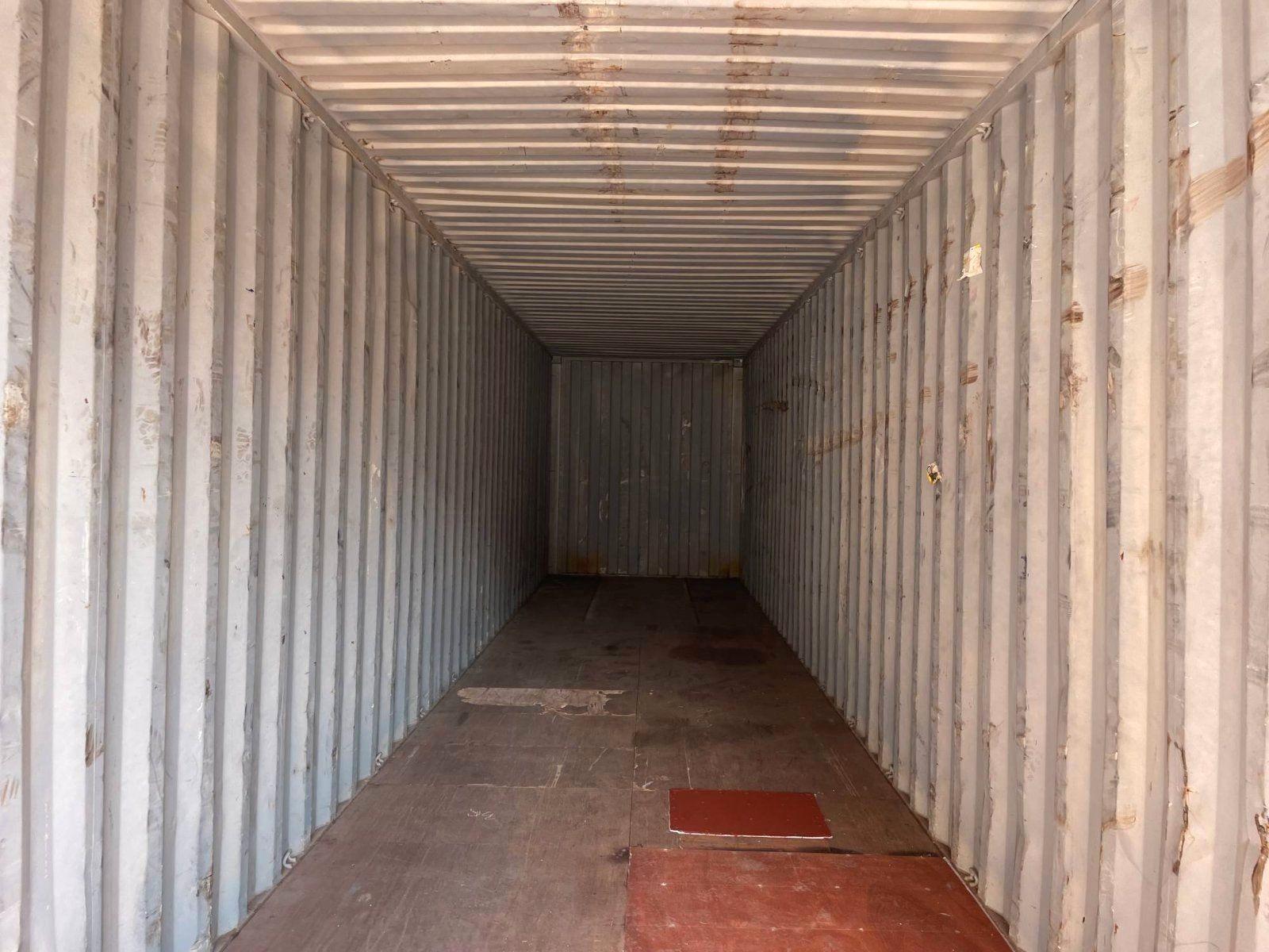 40' Fuß High Cube Lagercontainer in RAL 3020 Verkehrsrot /, Ansicht 7