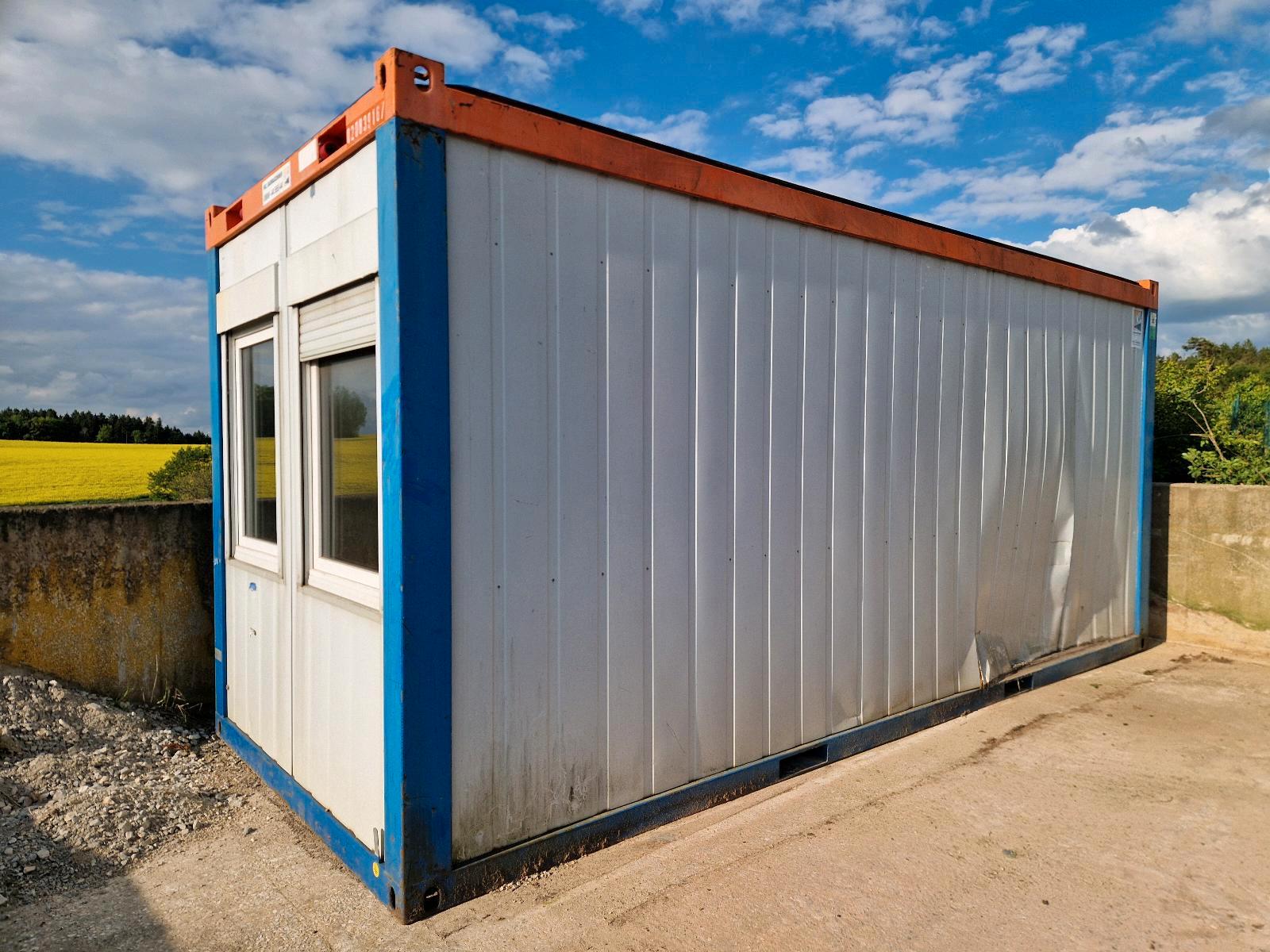 Bürocontainer Mannschaftscontainer 20 Fuß 6m