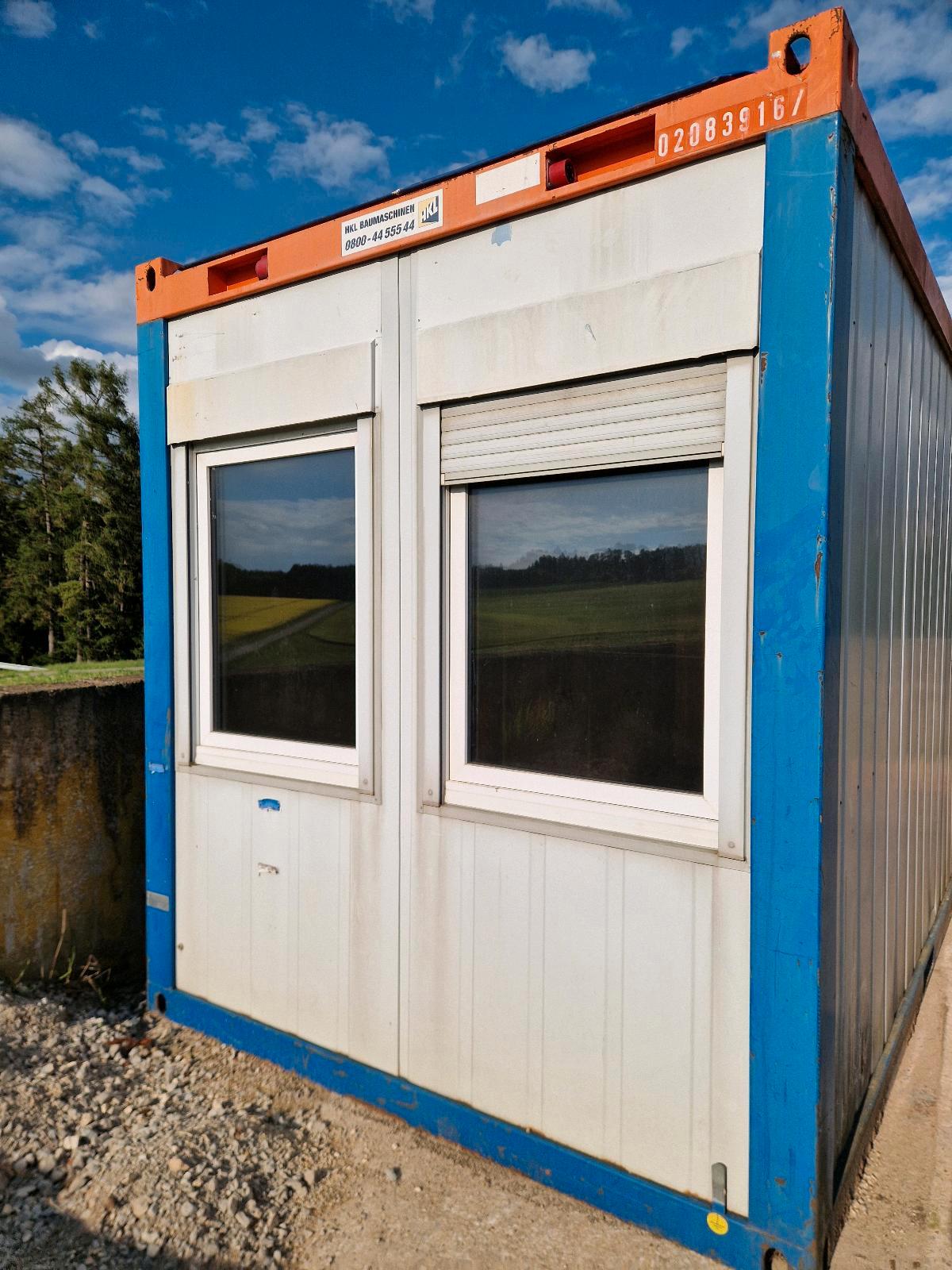 Bürocontainer Mannschaftscontainer 20 Fuß 6m, Ansicht 3