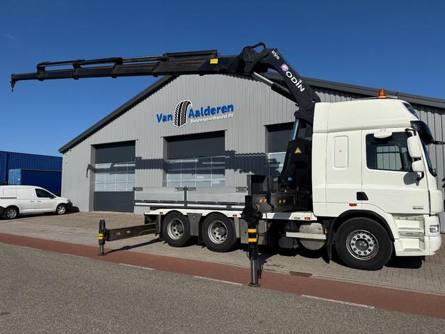 DAF CF85-460 FAS 6x2 Trekker / Bakwagen, HMF Odin 6020, Ansicht 2