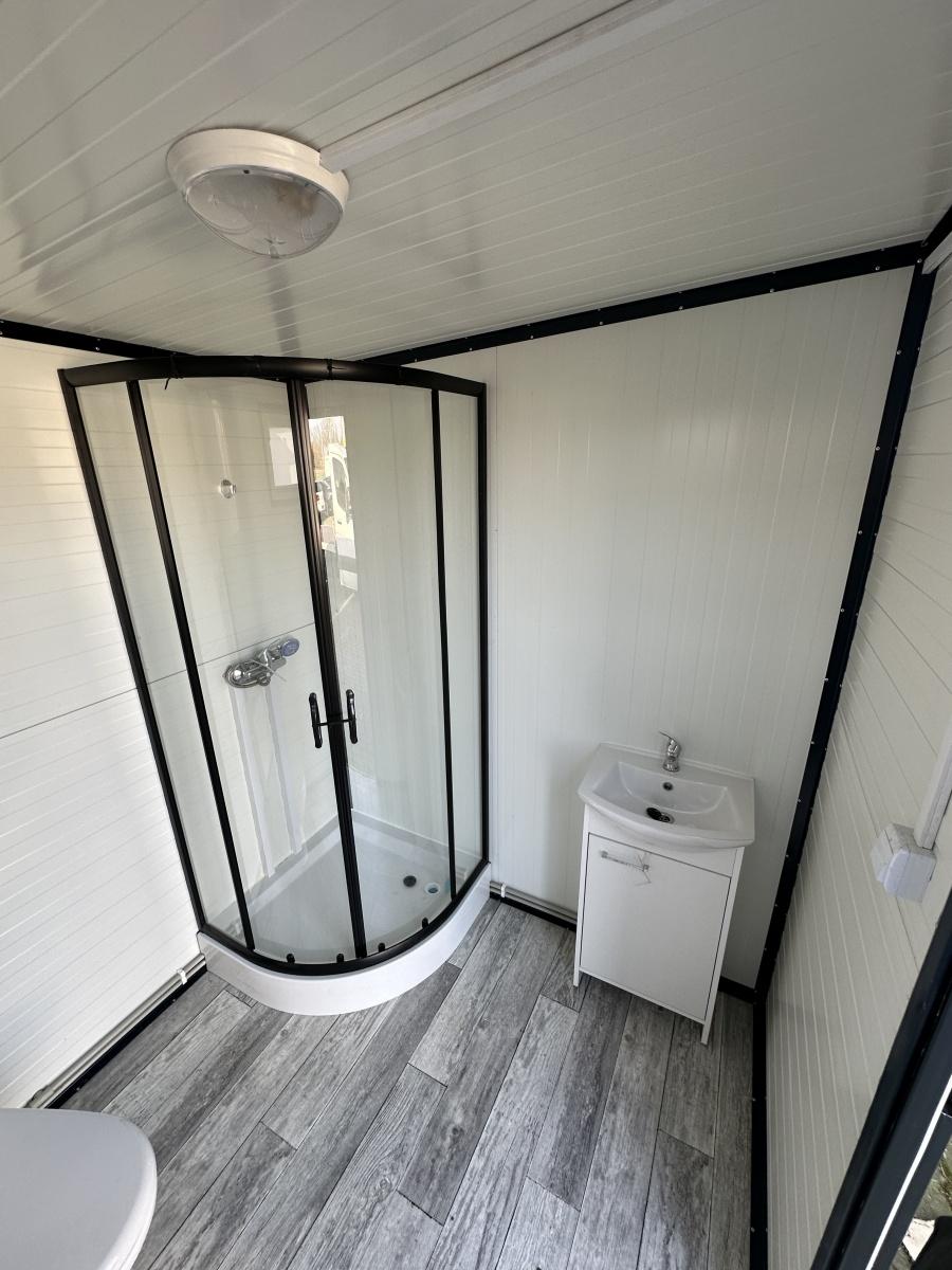 Doppel WC- und Duschcontainer Sanitärcontainer, Ansicht 5
