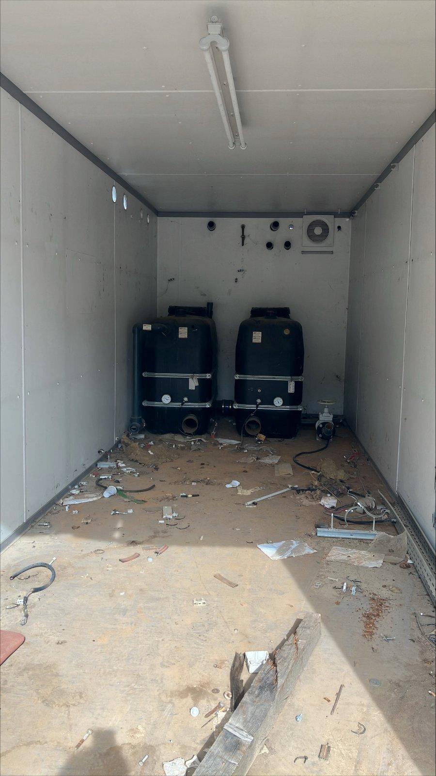 Großer Metallcontainer Lagercontainer Technikcontainer (20 Fuß), Ansicht 2