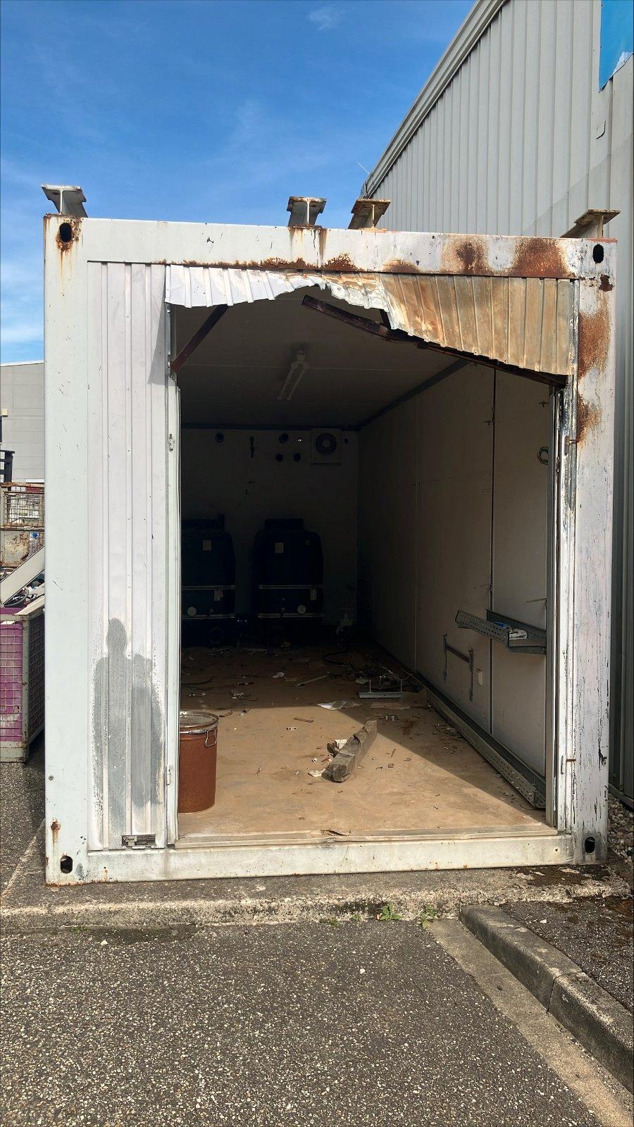 Großer Metallcontainer Lagercontainer Technikcontainer (20 Fuß), Ansicht 3