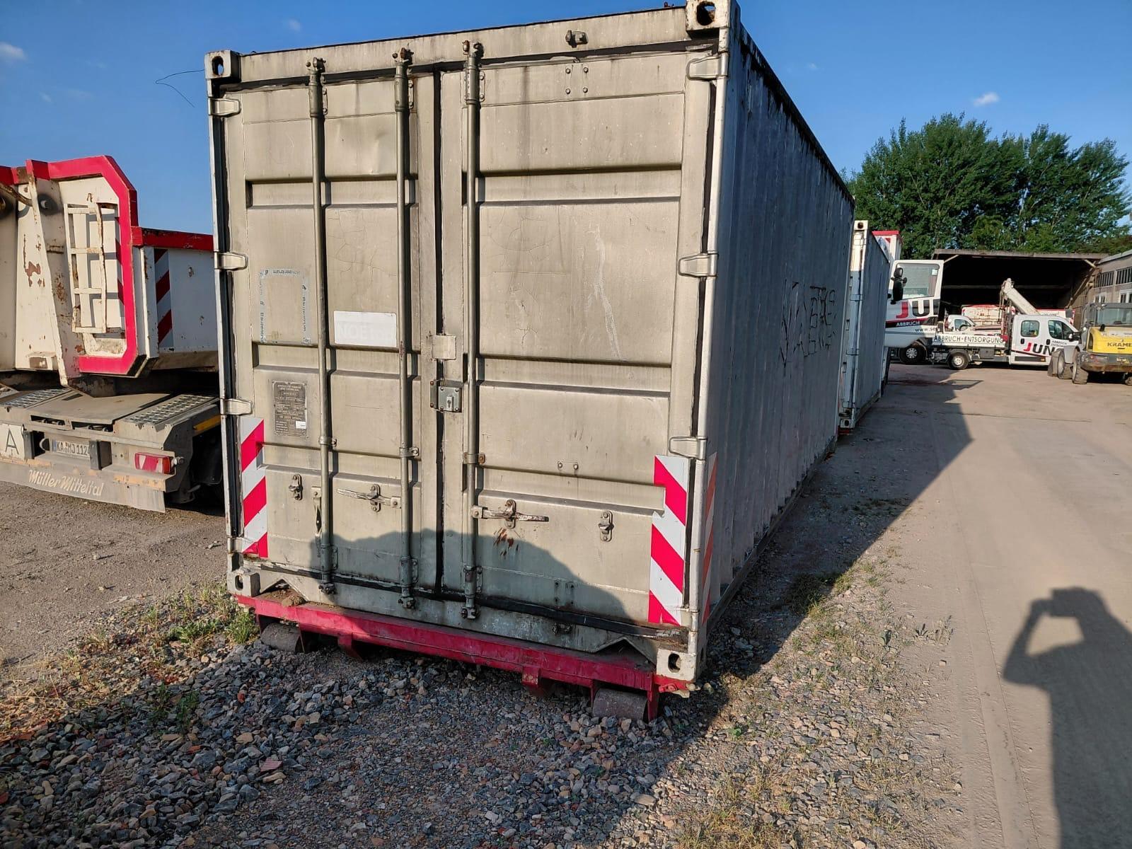 Großer Metallcontainer Lagercontainer Technikcontainer (20 Fuß), Ansicht 5