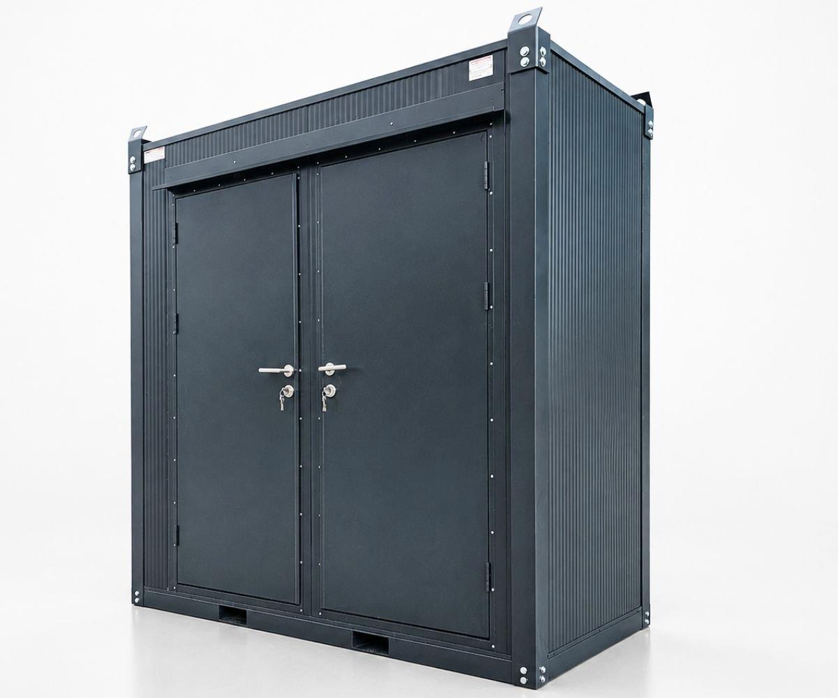 Sanitärcontainer WC als Doppelkabine - Klo für Damen und Herren -, Ansicht 2