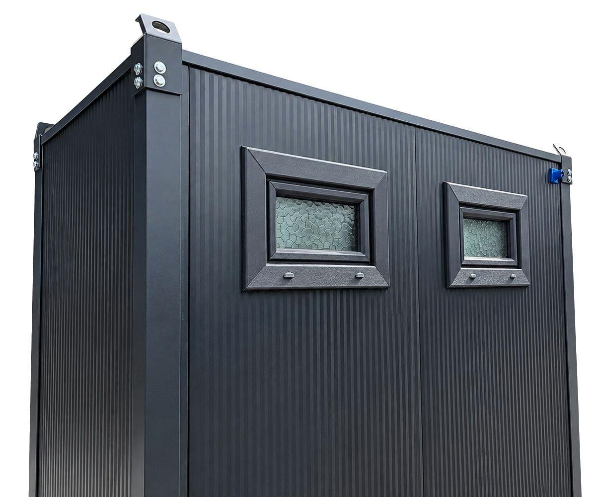 Sanitärcontainer WC als Doppelkabine - Klo für Damen und Herren -, Ansicht 4
